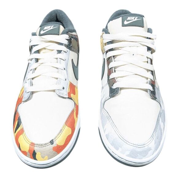 NIKE Dunk Low 'Sail Multi-Camo' Sneakers Size 11 - Picture 4 of 9